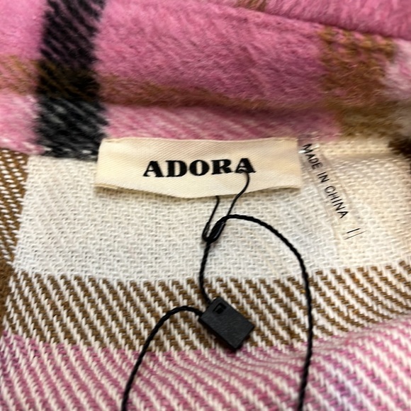 NWT Fuzzy Flannel Plaid Shaket - Multiple Sizes - Picture 6 of 7